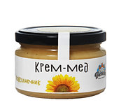 Крем мёд подсолнечник "Пчёлково" 300гр