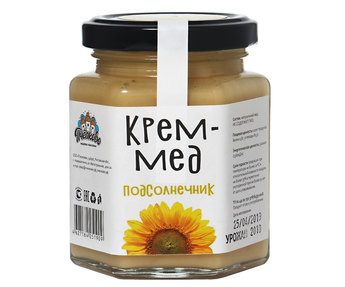 Крем мёд  подсолнечник "Пчёлково" 250гр