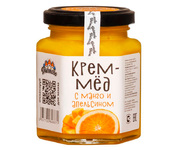 Крем-мёд с Манго и апельсином "Пчёлково"  250г
